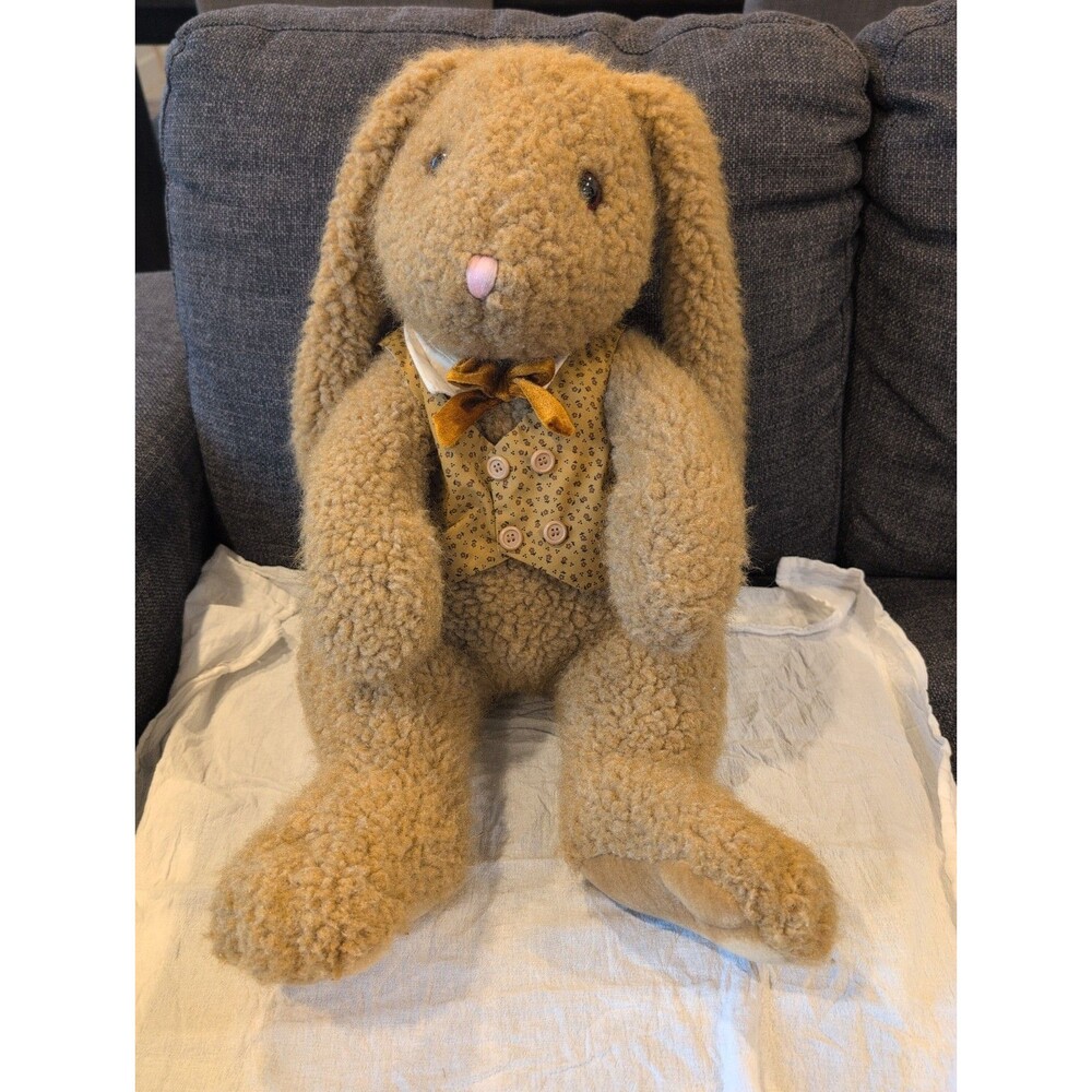 JC Penney Inc. 90s VTG Golden Bear Co. LTD RN 93677 24 Inch Bunny Light Brown